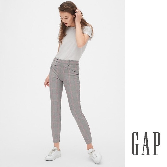 GAP Pants - Gap Women’s Plaid Skinny Ankle Pants, 6R